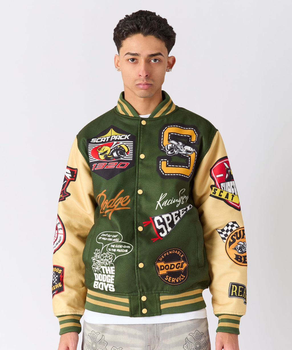 Dodge Scatpack Varsity Jacket - Green