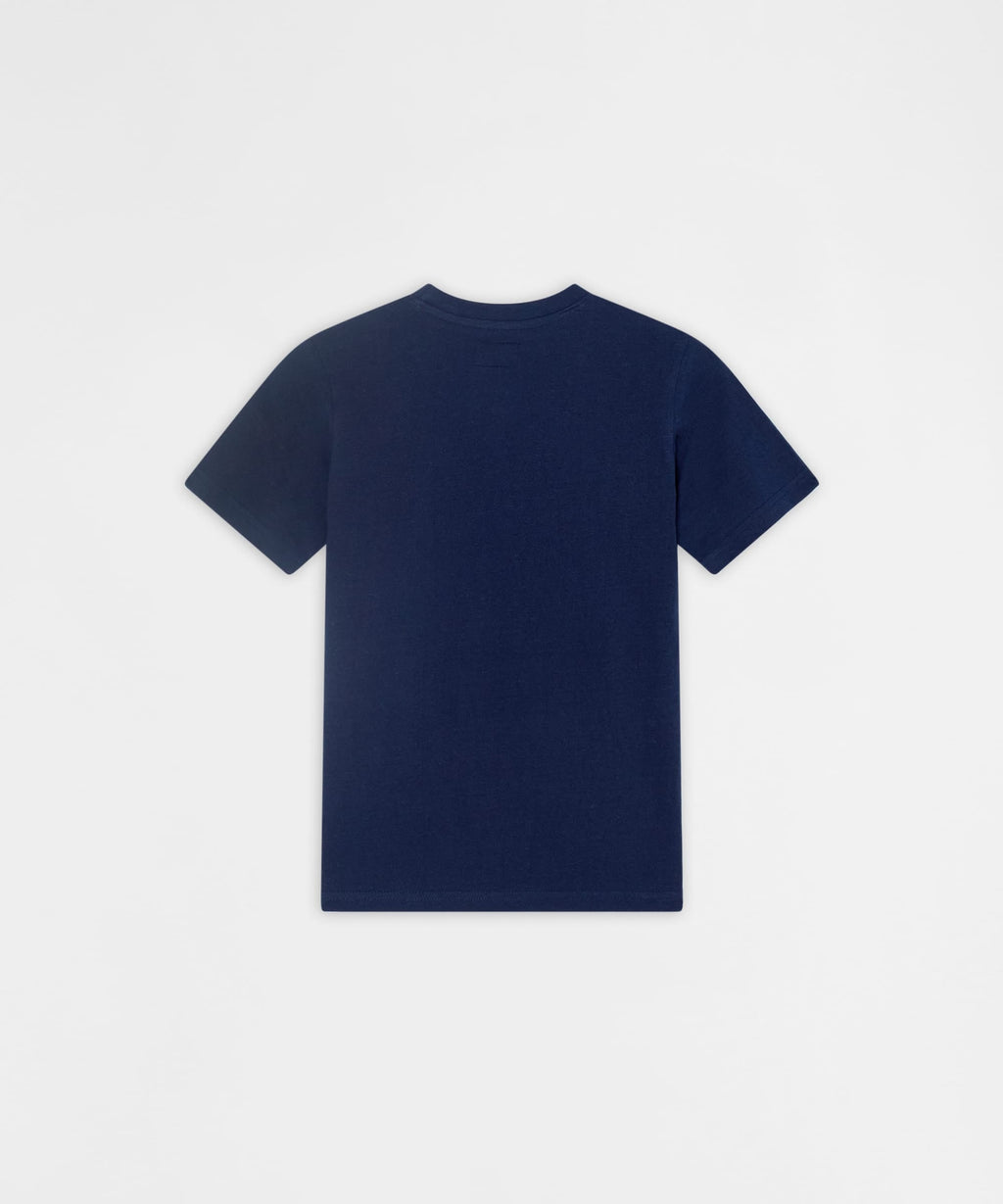 Dodge White Hat Special Kid's Graphic Short Sleeve Tee - Dark Blue