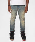 Drifter Distressed Skinny Jeans - Medium Indigo