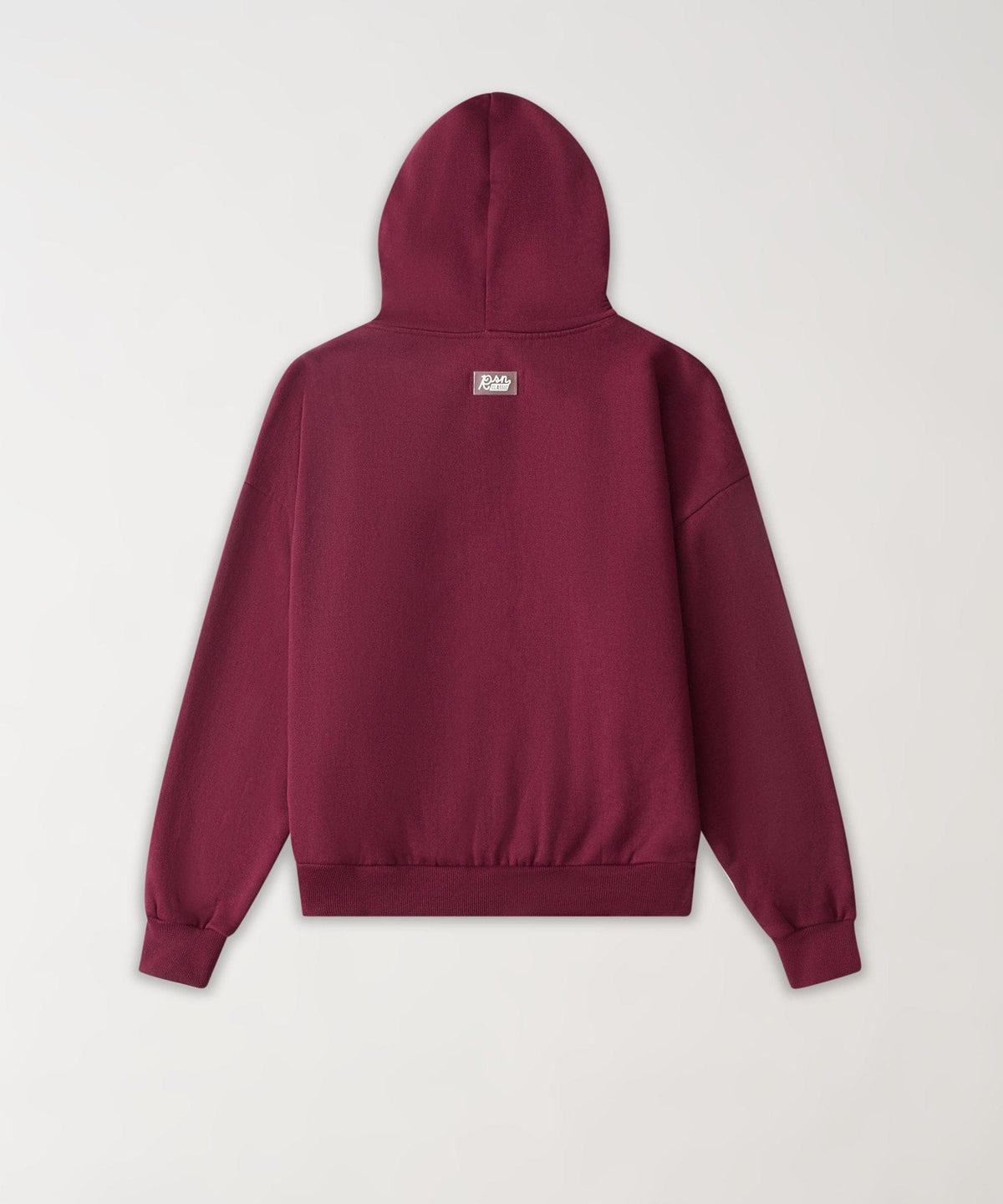 Essential Boxy Fit Zip Up Hoodie - Mauve