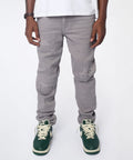 Essential Distressed Skinny Jean - Grey